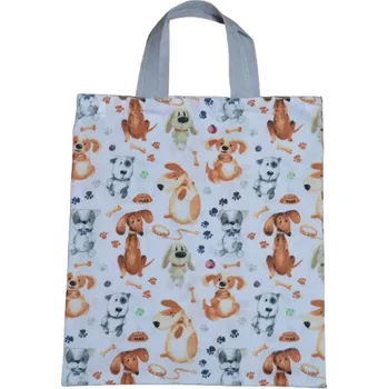 Nákupní taška Šatoli.cz Dětská nákupní taška - Pejsci na bílé