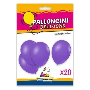 Balónek Latexové italské balónky 26 cm fialové 20 kusů