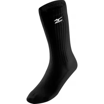 Pánské ponožky podkolenky Mizuno Volley Socks Long - černé Velikost: S (3 - 4.5 UK / 35 - 37 EUR)