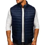 Tmavě modrá pánská prošívaná vesta Bolf MY77 - M