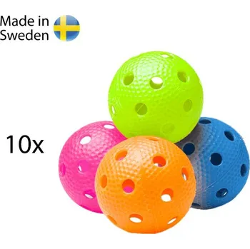 Florbal Salming Aero Ball Colour 10 ks