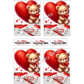 Jedlá dekorace na dort Fondánový list A4 motiv "Plaketa obdelník" 6x6 cm