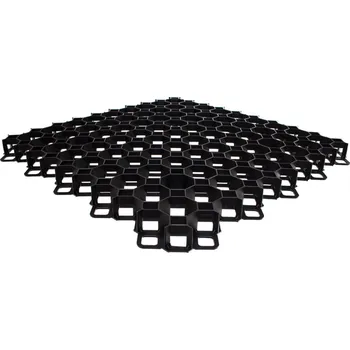 Venkovní dlažba LEGI Zatravňovací venkovní tvárnice LEGI, černá, 60 x 60 x 4 cm