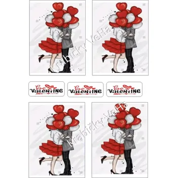 Jedlá dekorace na dort Fondánový list A4 motiv "Plaketa obdelník" 6x6 cm