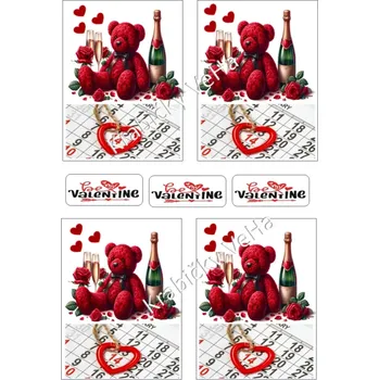 Jedlá dekorace na dort Fondánový list A4 motiv "Plaketa obdelník" 6x6 cm