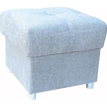 Taburet ALFA - taburet, látka Diosa 84 světle šedá (FE) kolekce - "E" (K250)