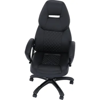 Max-i Kancelářské křeslo, ekokůže černá, HEVYR