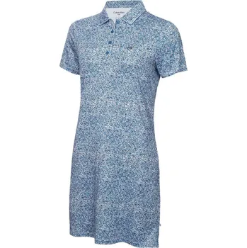 Dámské šaty Calvin Klein Golf Dámské golfové šaty Calvin Klein Hamlin WHITE/NAVY velikost - XS, S, M, L, XL, XXL
