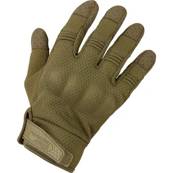 KOMBAT Rukavice taktické RECON s ochranou kloubů COYOTE L COYOTE BROWN