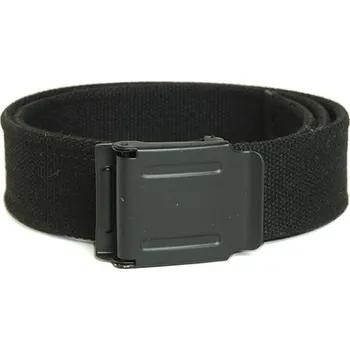 Módní doplněk MIL-TEC Opasek s kovovou přezkou ČERNÝ ČERNÁ - BLACK 110