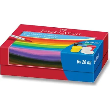 Vodová barva Temperové barvy Faber-Castell Tempera - 6 barev