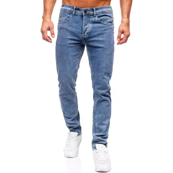 Pánské oblečení Tmavě modré pánské džíny slim fit Bolf MP0192BC - 29/S
