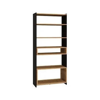 Knihovna TUEGO 4 - REGÁL ÚLOŽNÝ,lamino Dub artisan/ černá (ML) (TRIS 04=1BALÍK) (K150) NOVINKA