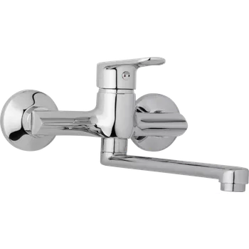 Vodovodní baterie JB Sanitary Nástěnná dřezová a umyvadlová baterie FINERY, rozteč 150 mm, ramínko 300 mm F10 35 10