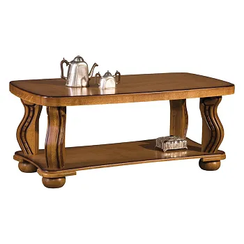 Konferenční stolek PORTOS-(PARYS) konferenční stolek dřevo masiv D17F s PATINOU -kolekce "B" (K250-E)