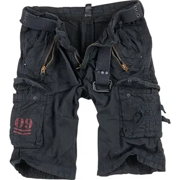 Pánské kraťasy Kraťasy Surplus Royal Shorts - černé, XXL