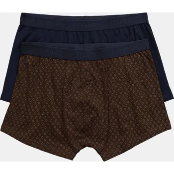 Boxerky JP1880, Plus size Hip spodky JP1880, FLEXNAMIC®, 2-balení, do 7XL pro plnoštíhlé nadměrná velikost, 829336117-1459, hnědý, XL, Plus size oblečení, Oblečení pro vysoké muže, Nadměrné velikosti, Oblečení pro plnoštíhlé.