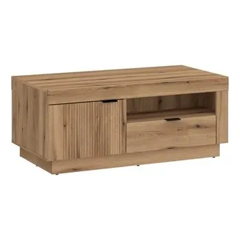 Konferenční stolek DABLIN T01 - KONFERENČNÍ STOLEK 2D1S - lamino dub coast evoke (DelemarDLAT01=2BALÍKY) (W) (K150) NOVINKA