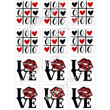 Jedlá dekorace na dort Fondánový list A4 motiv "Plaketa čtverec" 6x6 cm