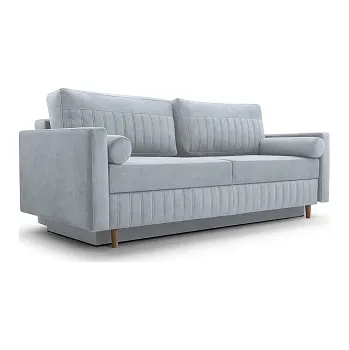 Pohovka SABINA - pohovka rozkládací, látka světle šedá CLOUD 81+PIK (vzor D) (SIENA=3balíky) (IZ) (K250) NOVINKA