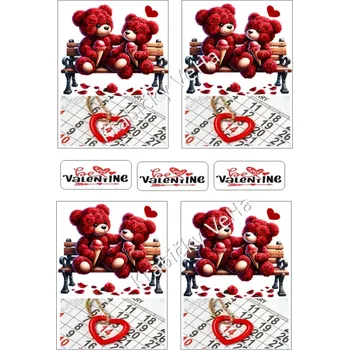 Jedlá dekorace na dort Fondánový list A4 motiv "Plaketa obdelník" 6x6 cm