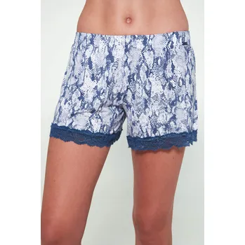 Dámské pyžamo Vamp - Dámské kraťasy s potiskem 20803 - Vamp blue boa L