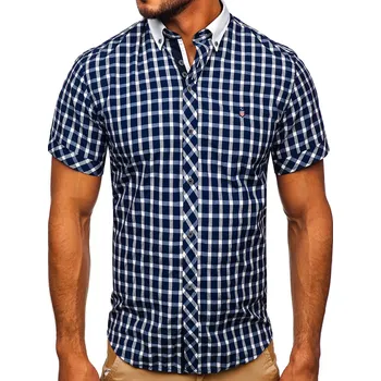 Pánská košile Pánská košile BOLF 5531 tmavě modrá - S