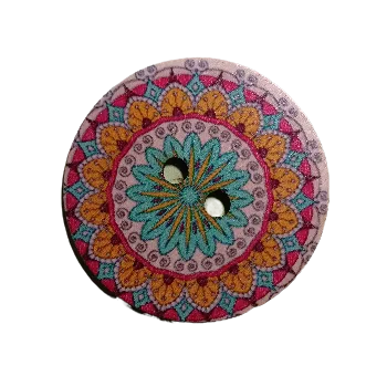 Knoflík Knoflík dřevěný velký III (5 cm)