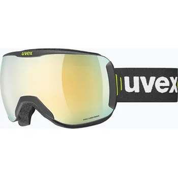 Sjezdové lyžování UVEX Downhill 2100 CV Race Black Matt/Mirror Gold