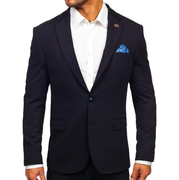 Pánské sako Inkoustové pánské ležérní sako Bolf 025 - 2XL/56