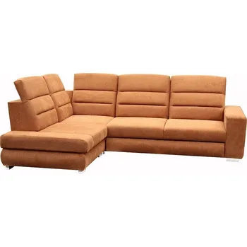 Sedací souprava OPTIMA Pravá - sedací souprava látka Matana 08 SKOŘICOVÁ (FE) kolekce - "E" (K250) NOVÁ LÁTKA