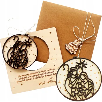 Obraz KRÁSNÉ DŘEVĚNÉ VÁNOČNÍ PŘÁNÍ S PERSONALIZACÍ DÁREK JMÉNO