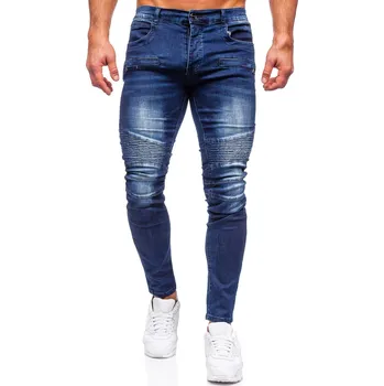 Pánské kalhoty Modré pánské džíny slim fit Bolf MP0029B - 29/S