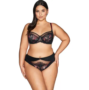 Kalhotky Ava 2122/B Brazilské kalhotky S-3XL černá XXL