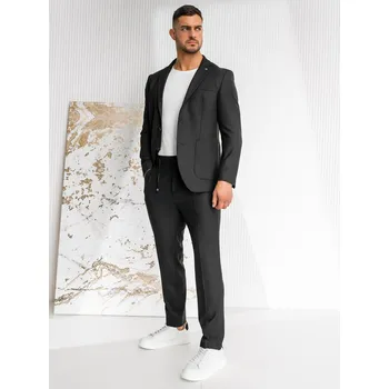 Černé pánské sako Bolf 01 - S/48