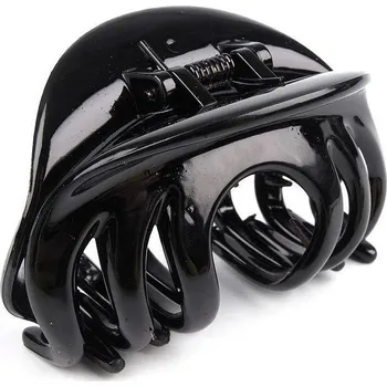 Skřipec do vlasů 45x75 mm, barva 1 černá