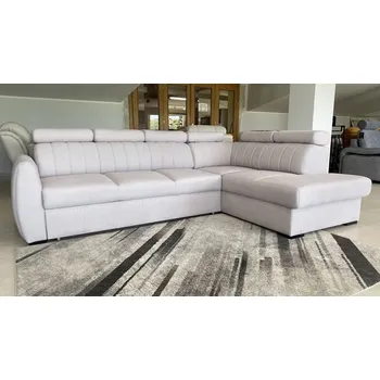 Sedací souprava CUBE - Pravá sedací souprava (CASTEL) látka - CASTEL 03-smetanová - celočalouněná i záda - kolekce "B" (K250) NOVINKA