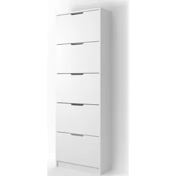 Botník Botník LUCA 5 výklopný, bílá