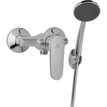 Vodovodní baterie JB Sanitary Nástěnná sprchová baterie FINERY, rozteč 100 mm, s příslušenstvím F10 55 01