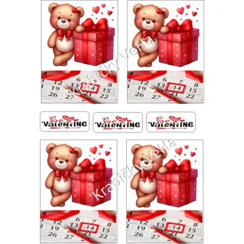 Jedlá dekorace na dort Fondánový list A4 motiv "Plaketa obdelník" 6x6 cm