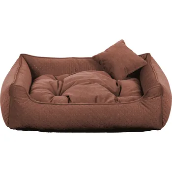 Pelíšek pro psa COMFY obdélníkový pelech pro psa, skořicově hnědý - 100 cm x 75 cm