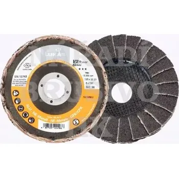 Brusný kotouč Lukas Lamelový kotouč 125x22,23 P 36 SiC V2 POWER ALU talířový 4027497424986