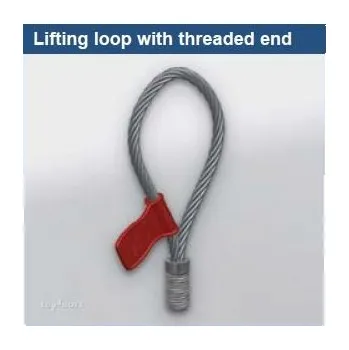 zvedák Lanové zdvihací oko se závitem RD