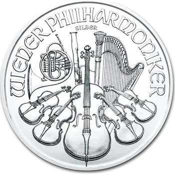 Sběratelství Münze Österreich Stříbrná mince Wiener Philharmoniker 1 oz (2020)