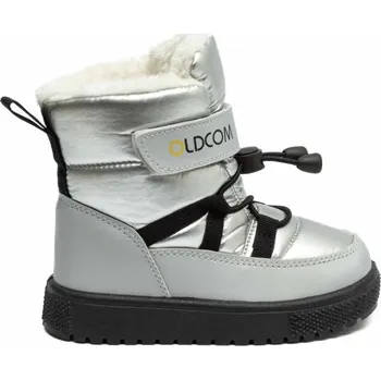 Dívčí obuv Dětské sněhule Oldcom YETTY 29 Stříbrná, Šedá, Černá