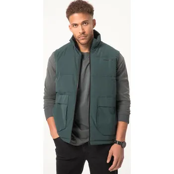 Pánská vesta STHUGE, Plus size STHUGE prošívaná vesta, kolekce outdoor, stojáče, zip, do 8XL pro plnoštíhlé nadměrná velikost, 821232452-1454, tyrkysový, 5XL, Plus size oblečení, Oblečení pro vysoké muže, Nadměrné velikosti, Oblečení pro plnoštíhlé.