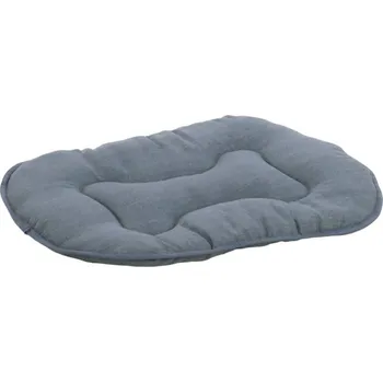 Pelíšek pro psa Polštář FLAMINGO Firenze oválný tenký modrý 71x51x3cm