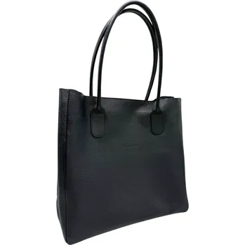 Kabelka Kožená kabelka Tina dolaro se zipem Barva: Tmavě modrá