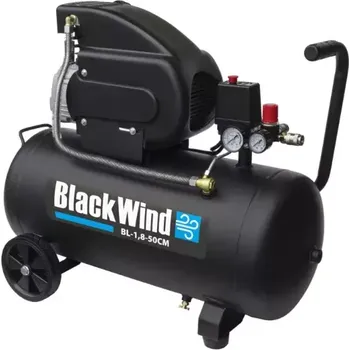 Kompresor Olejový kompresor Black Wind BL-1,8-50CM - 1800W, 8bar, 233l/min, 32kg