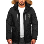 Černá pánská zimní bunda Bolf 1827 - XL